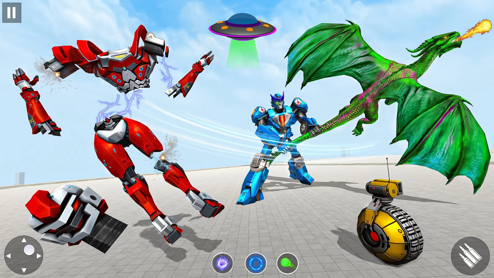 Limo Robot Car Game:Robot Game Screenshot 4