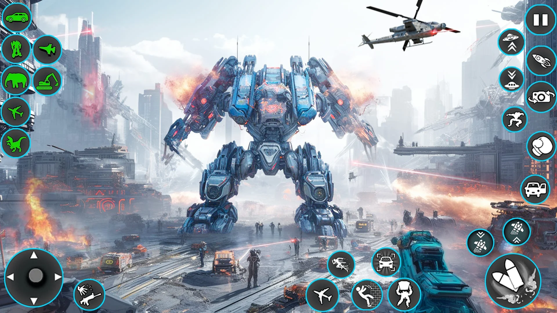 Spaceship Robot Transform Game Screenshot 3