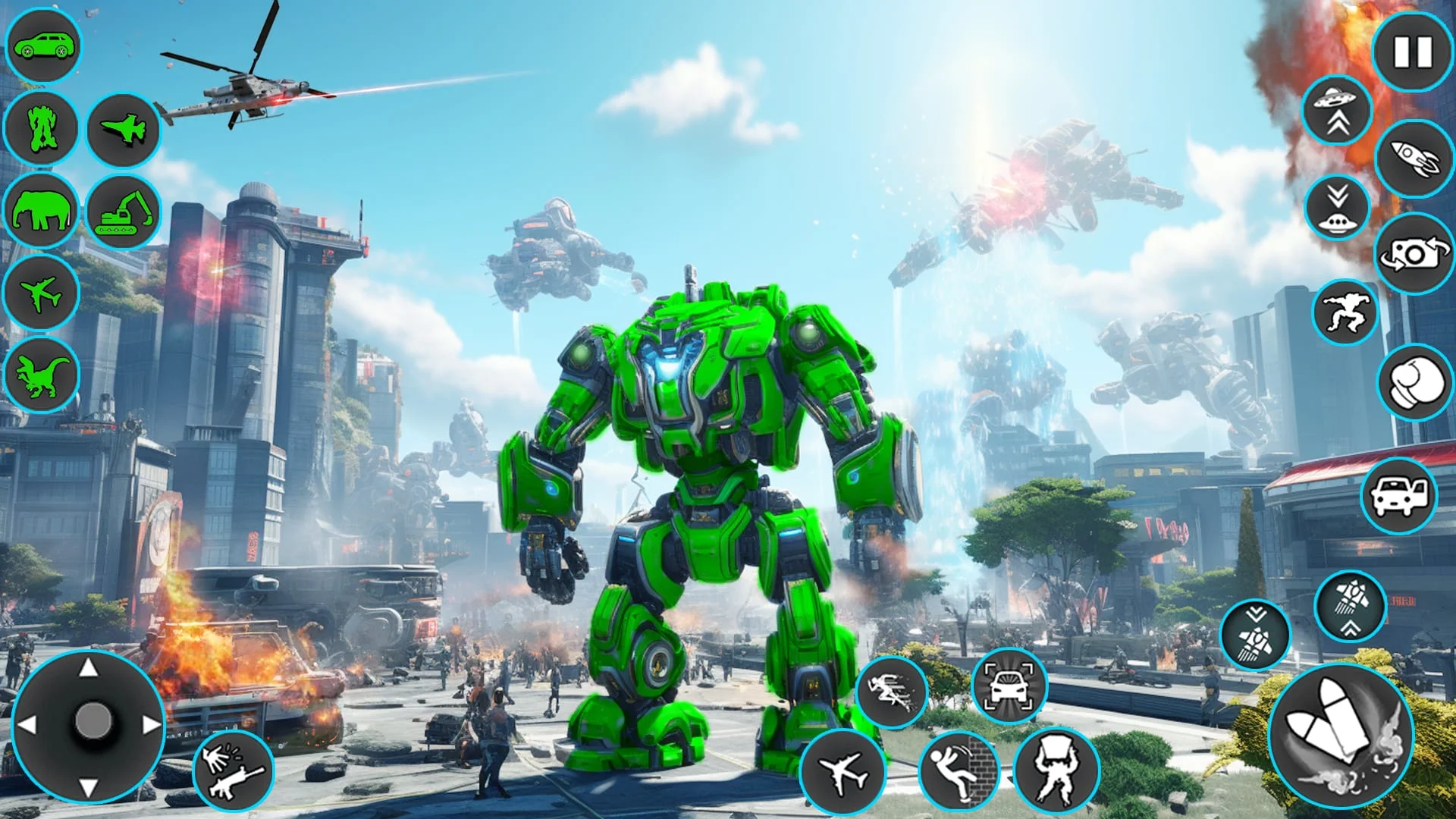 Spaceship Robot Transform Game Screenshot 4