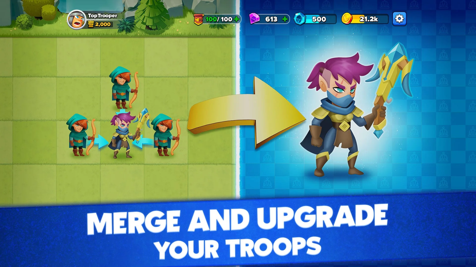 Top Troops: Adventure RPG Screenshot 1