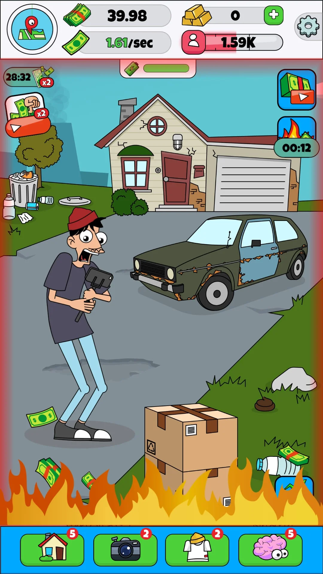 Lamar - Idle Vlogger Screenshot 4