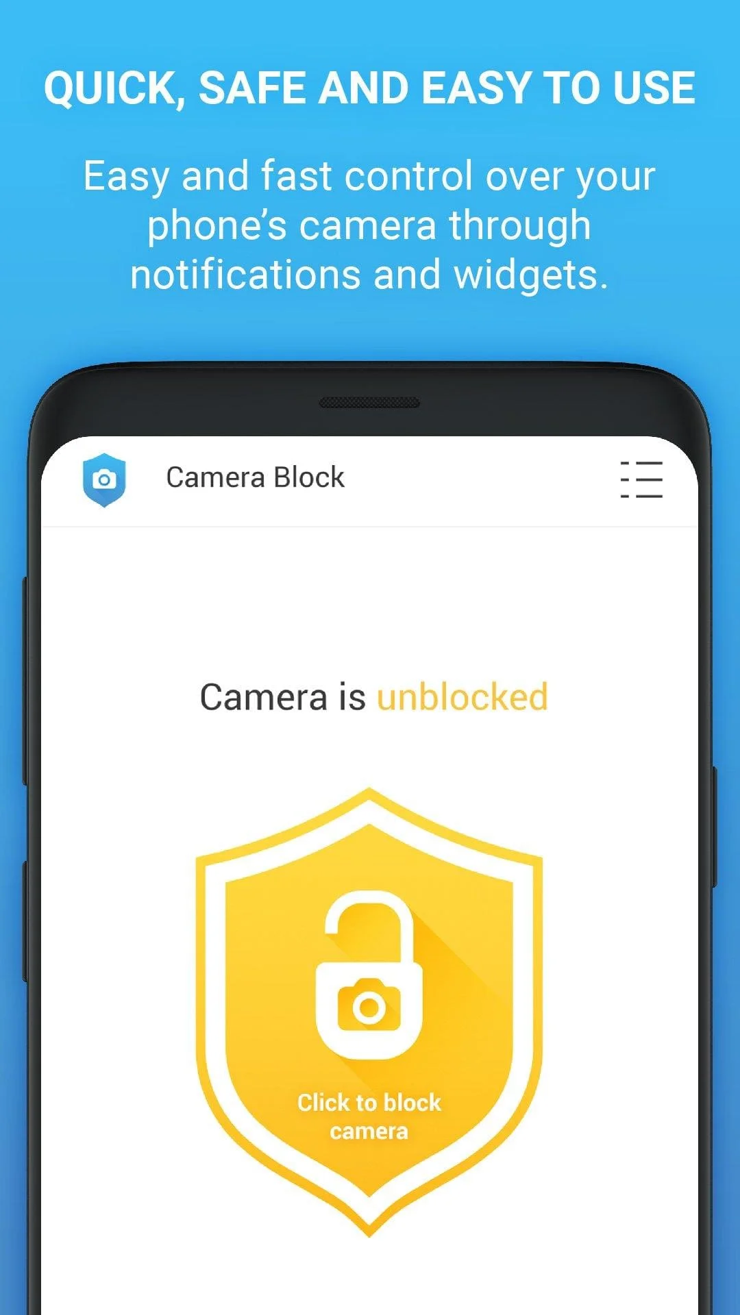 Camera Block: Guard & Anti spy Screenshot 3
