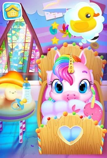 My Baby Unicorn - Pet Care Sim Screenshot 4