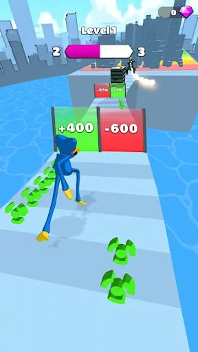 Kaiju Run - Dzilla Enemies Screenshot 2