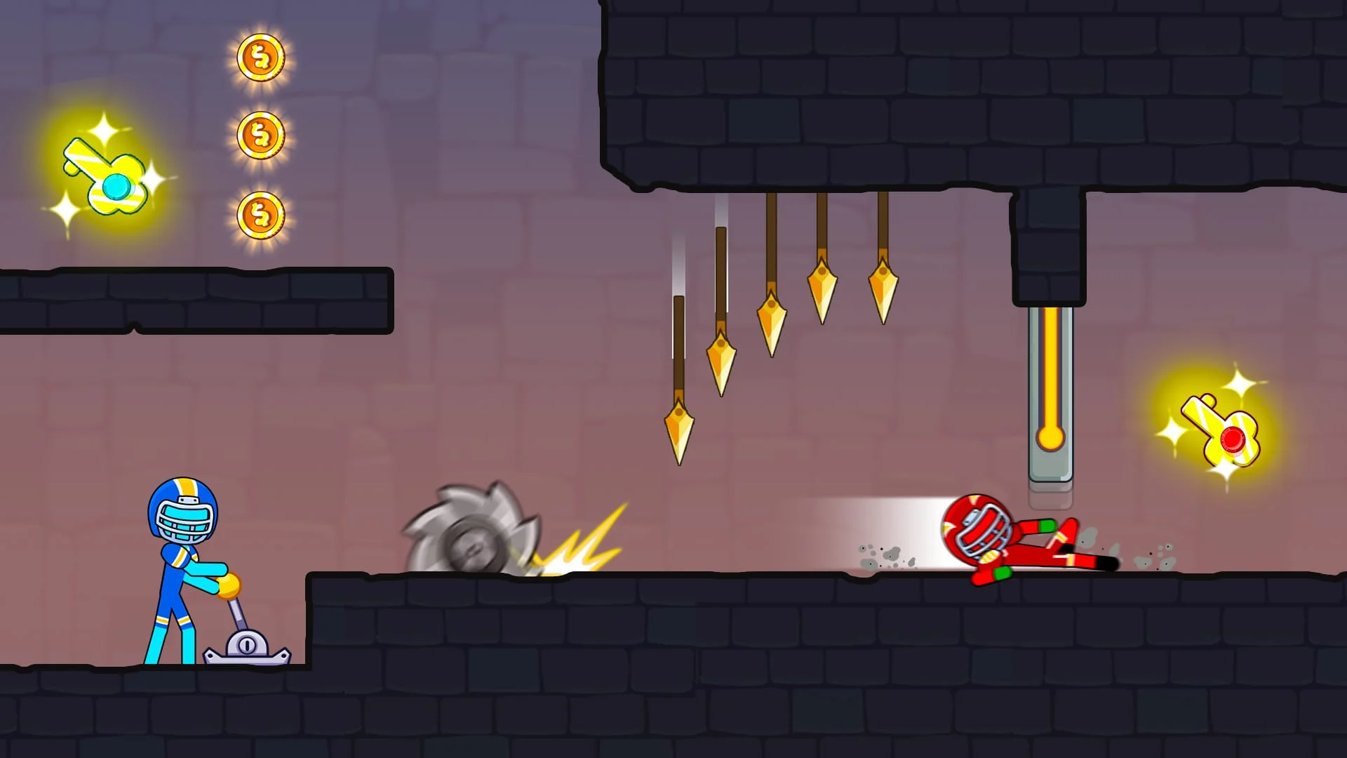 Stick Red boy and Blue girl Screenshot 1