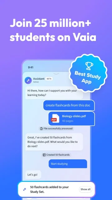 Vaia: Study, Notes Flashcards Screenshot 1