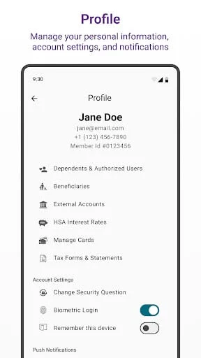HealthEquity Mobile Screenshot 4