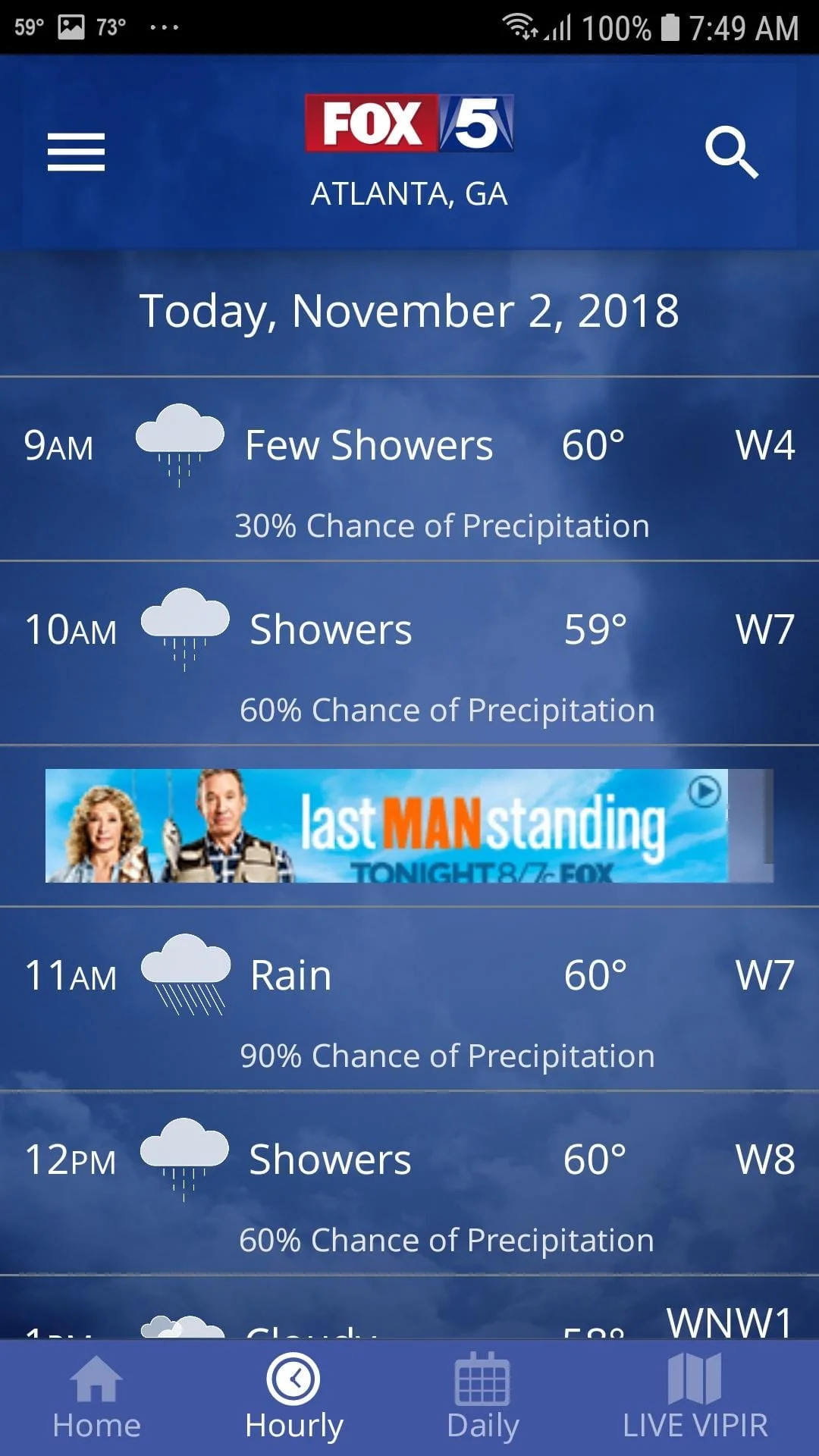 FOX 5 Storm Team Weather Radar Screenshot 4