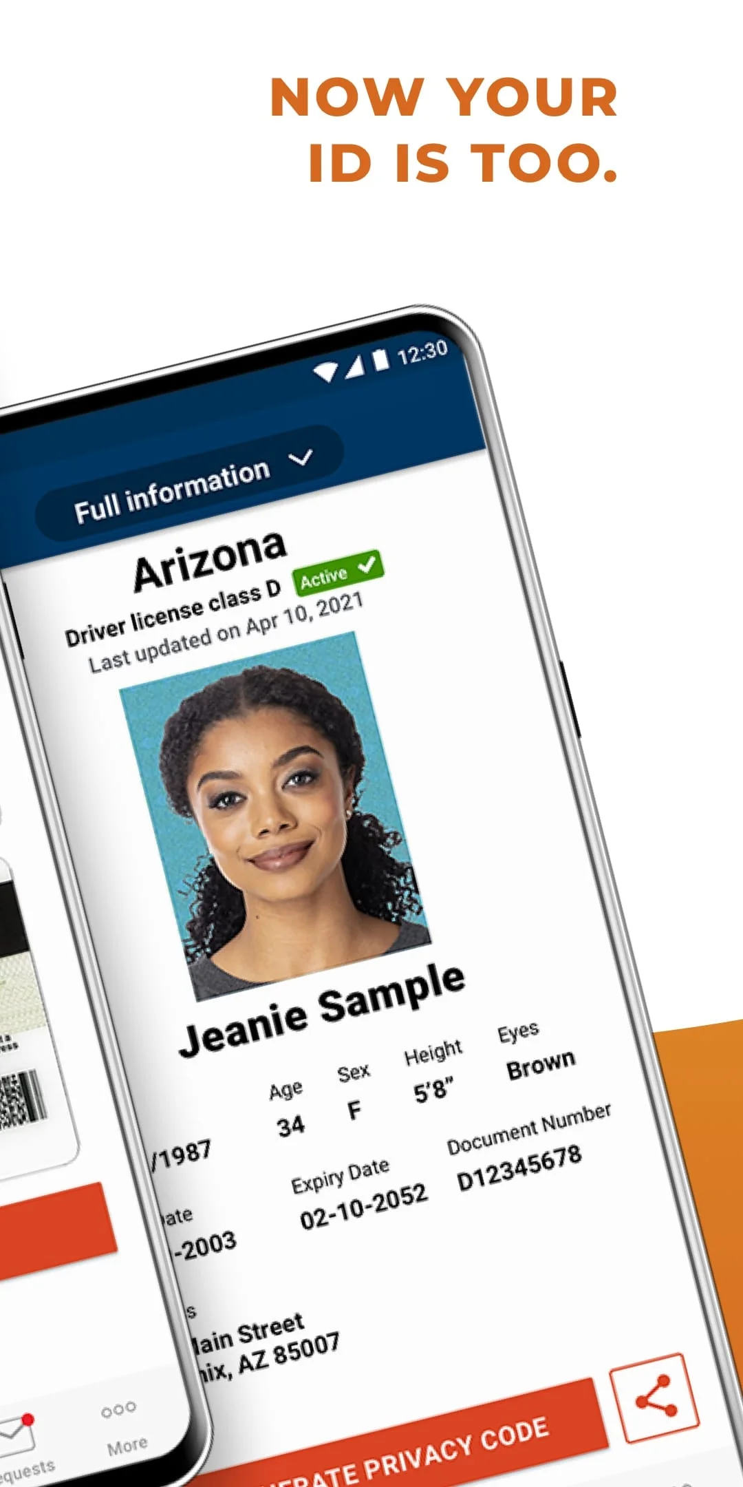 Arizona Mobile ID Screenshot 2