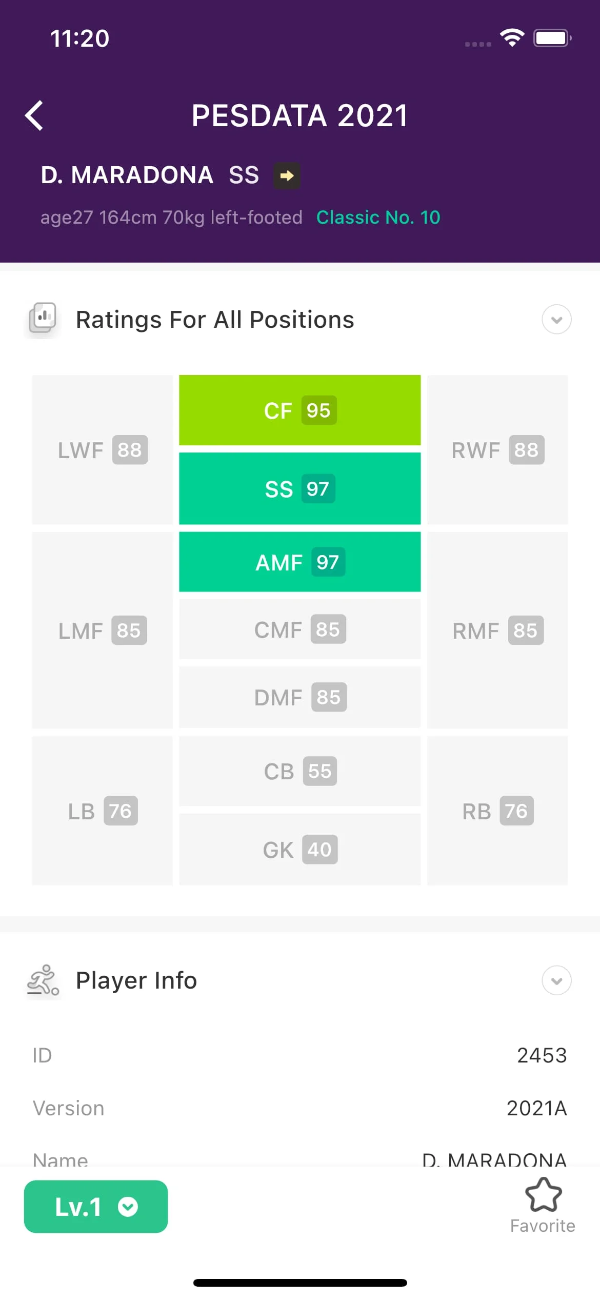 PESData - eFootballDB & PESDB Screenshot 4