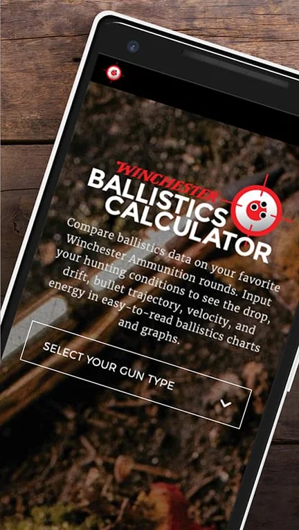 Winchester Ballistics App Screenshot 1