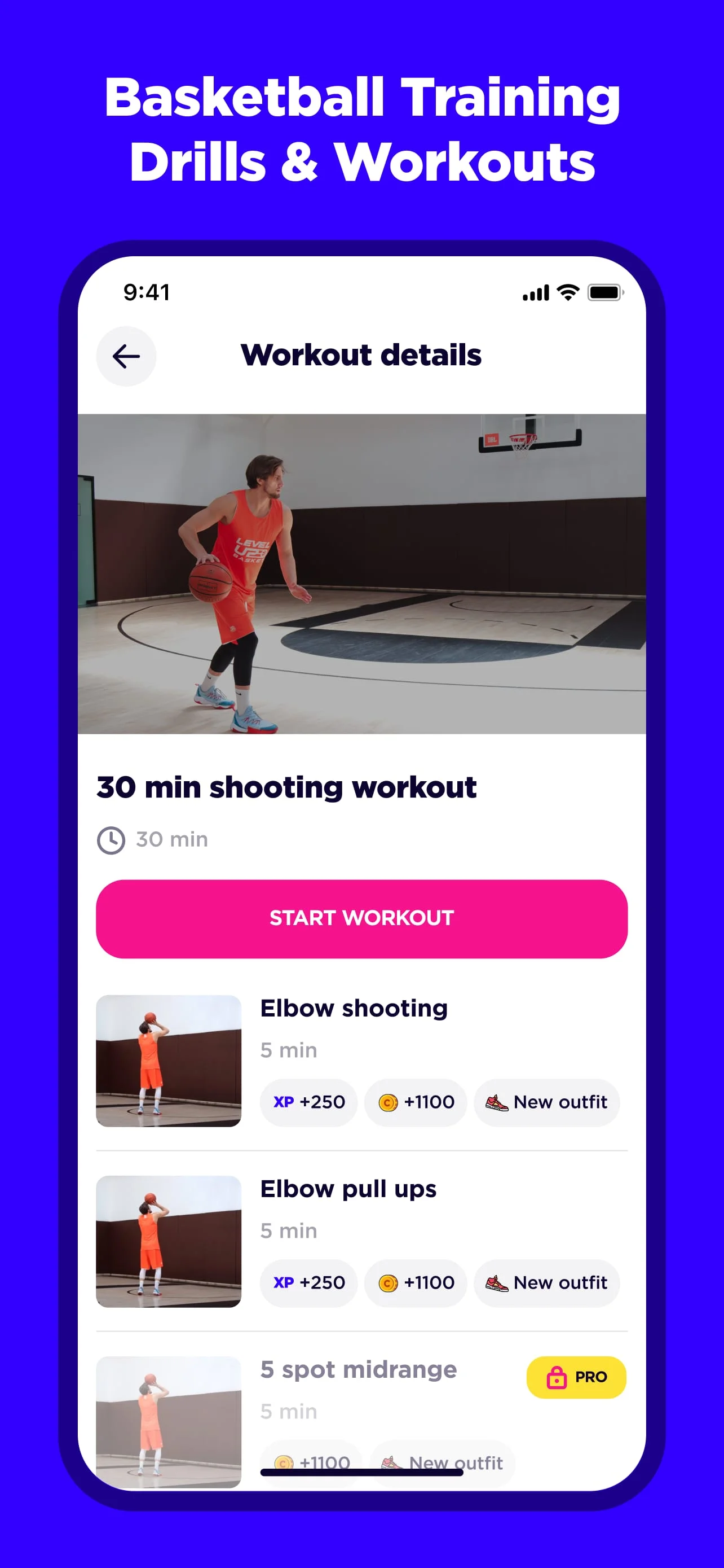 Level Up - Basketball Training Screenshot 1
