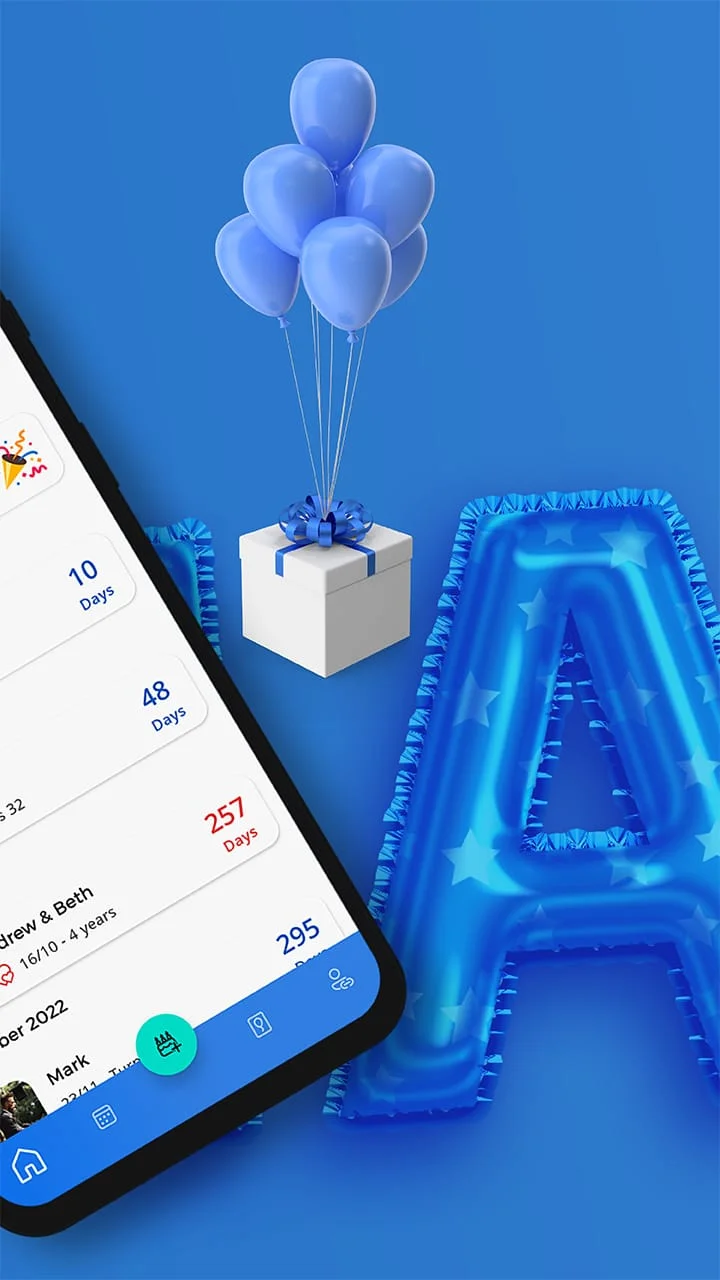 Birthdays, Reminder & Calendar Screenshot 2