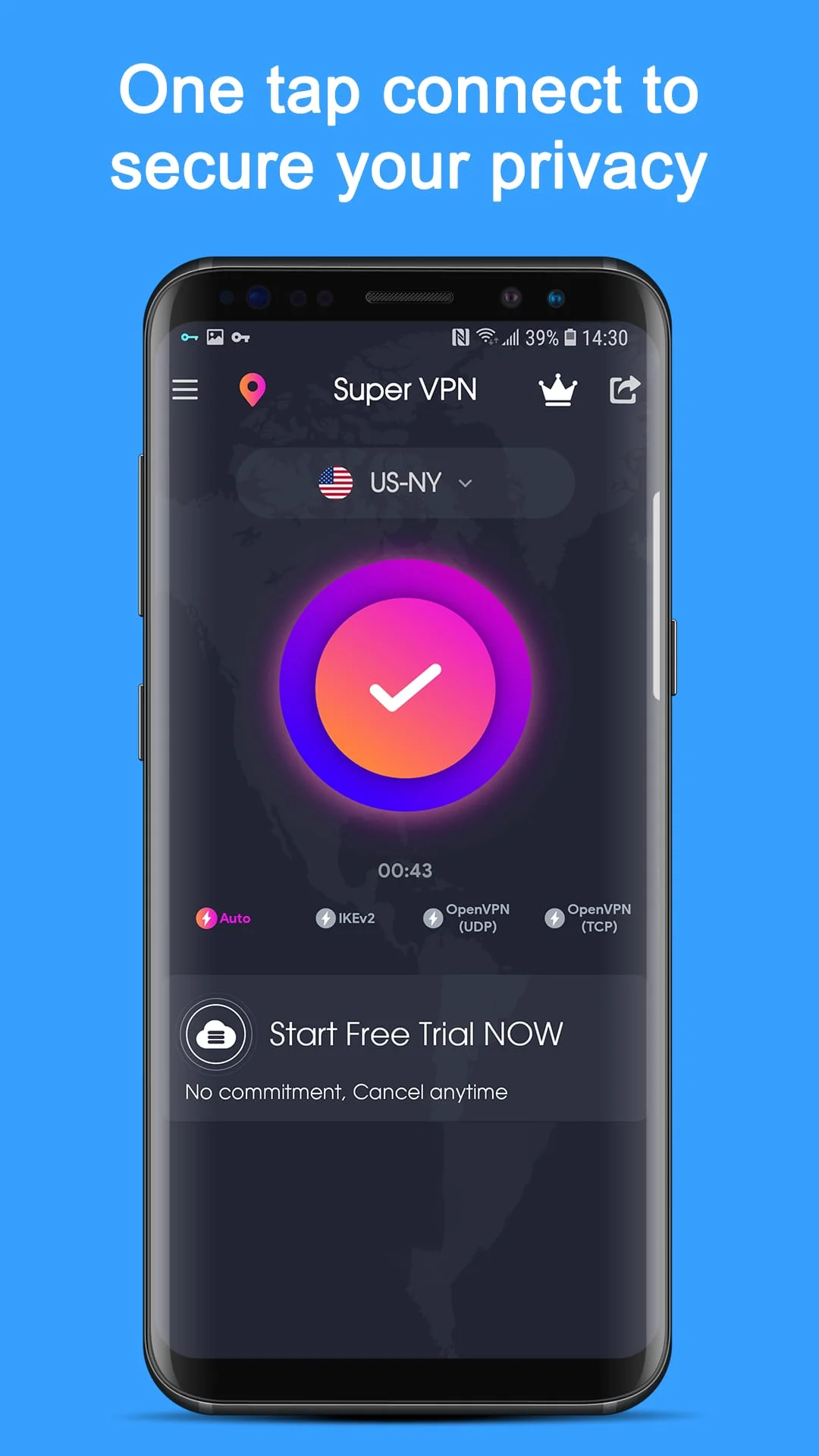 VPN Proxy Speed - Super VPN Screenshot 1