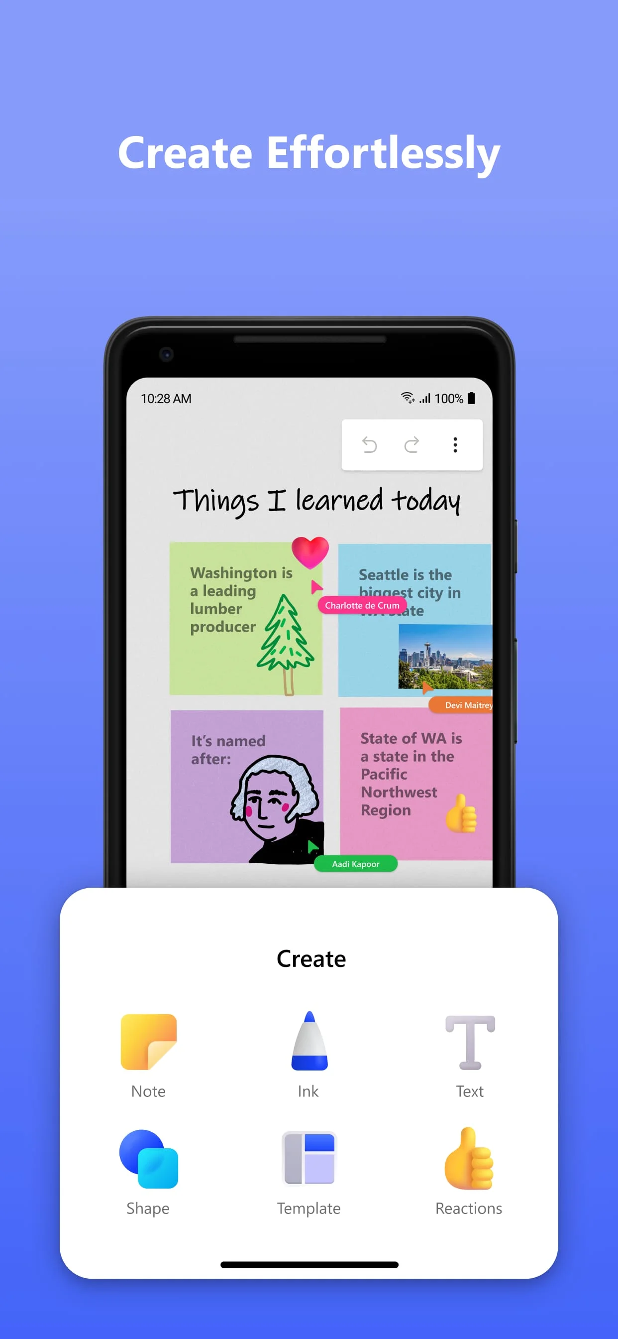 Microsoft Whiteboard Screenshot 1