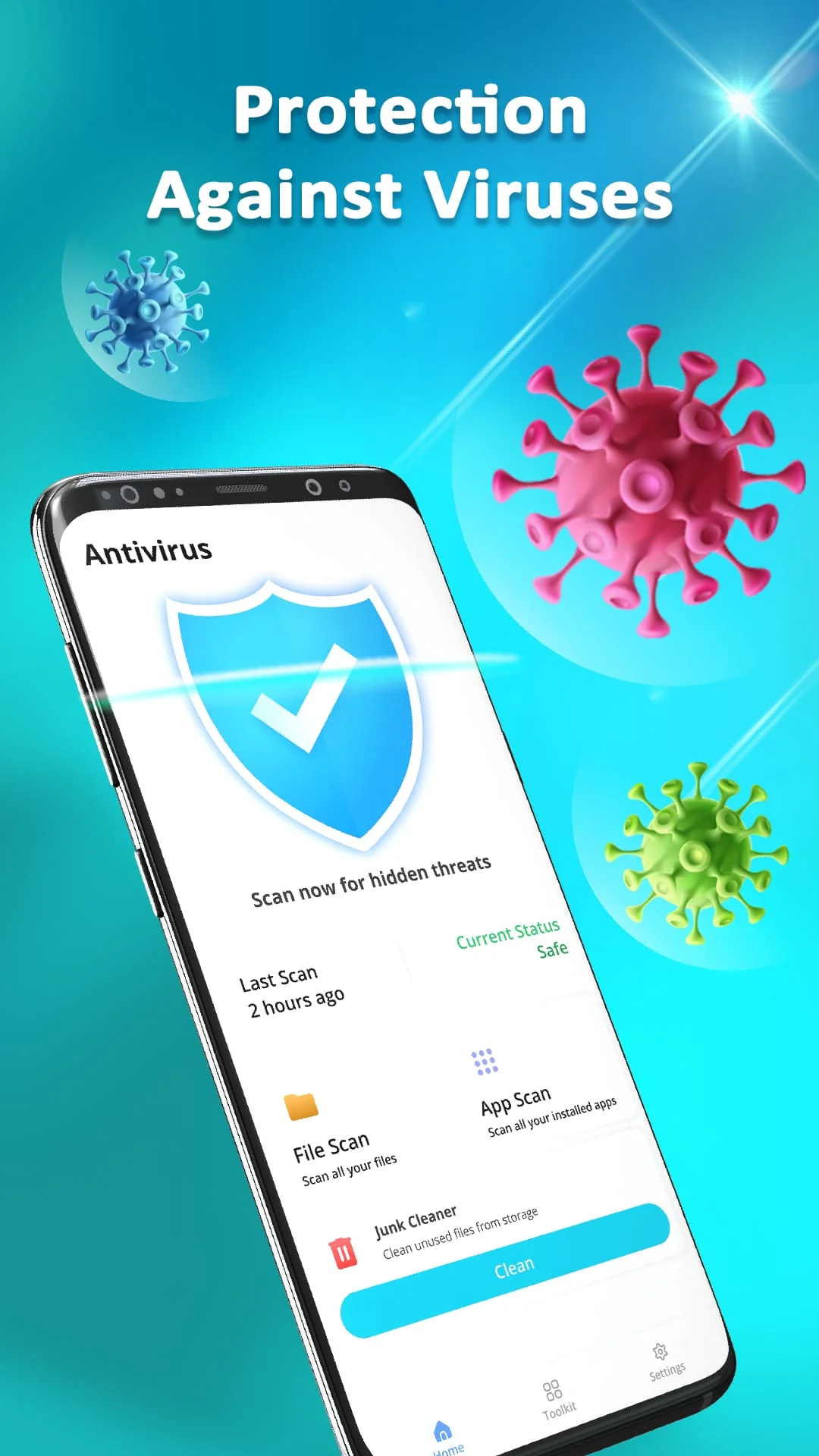 Antivirus: Virus Cleaner, Junk Screenshot 1