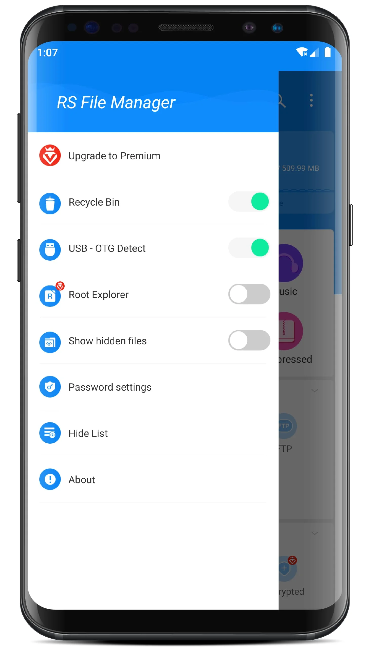 RS File Manager File Explorer Screenshot 3