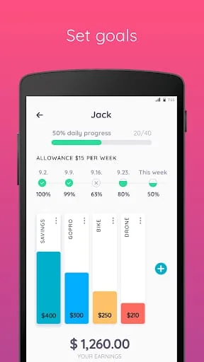 Homey - Chores and Allowance Screenshot 2