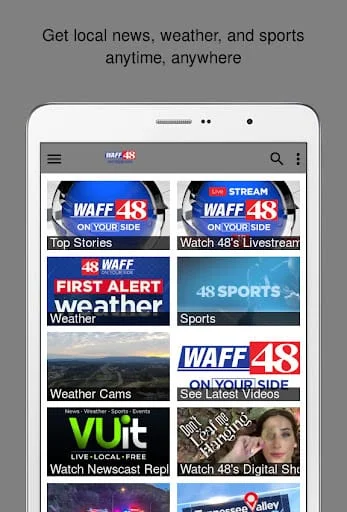 WAFF 48 Local News Screenshot 4