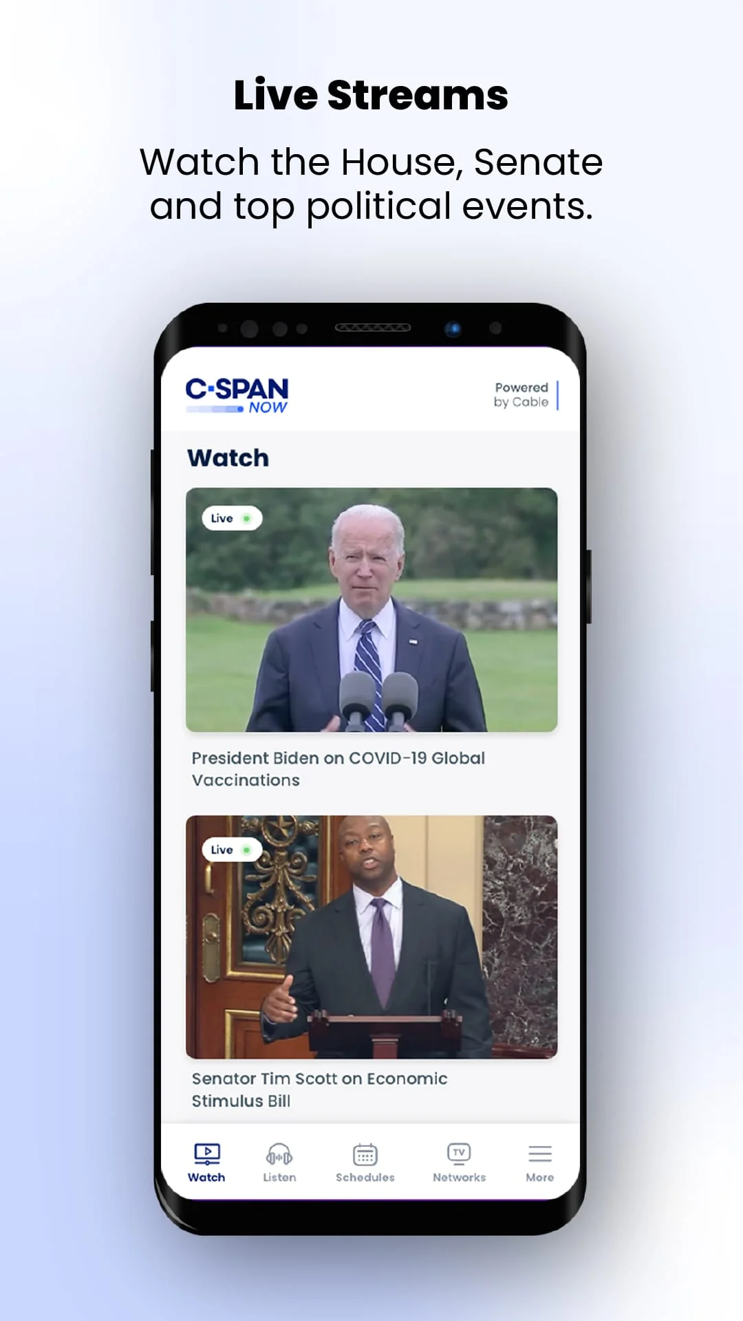 C-SPAN Now Screenshot 1