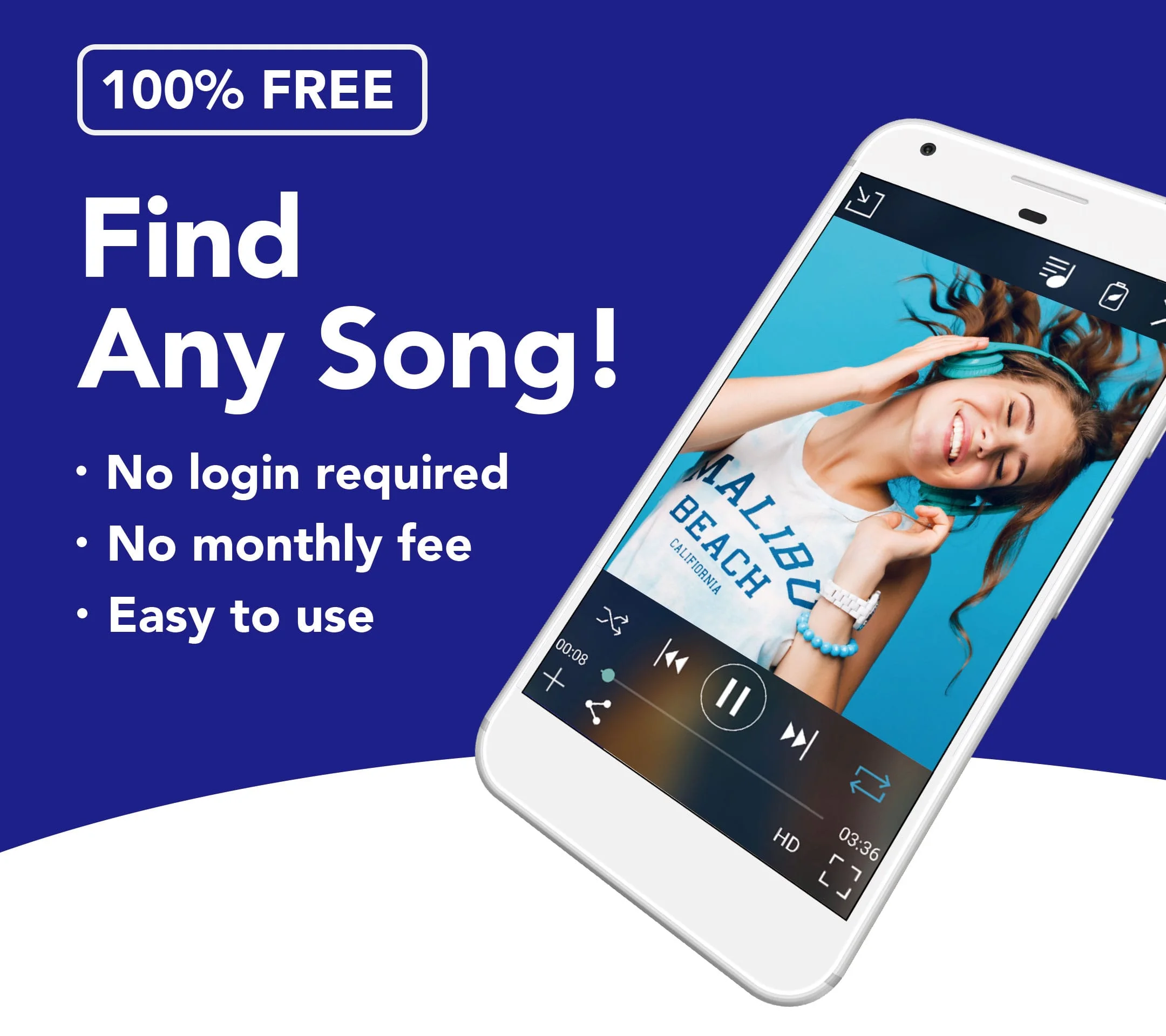 Music Player MP3 (Lite) Screenshot 1