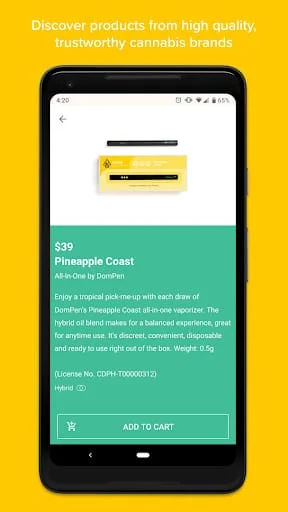 Eaze Screenshot 2