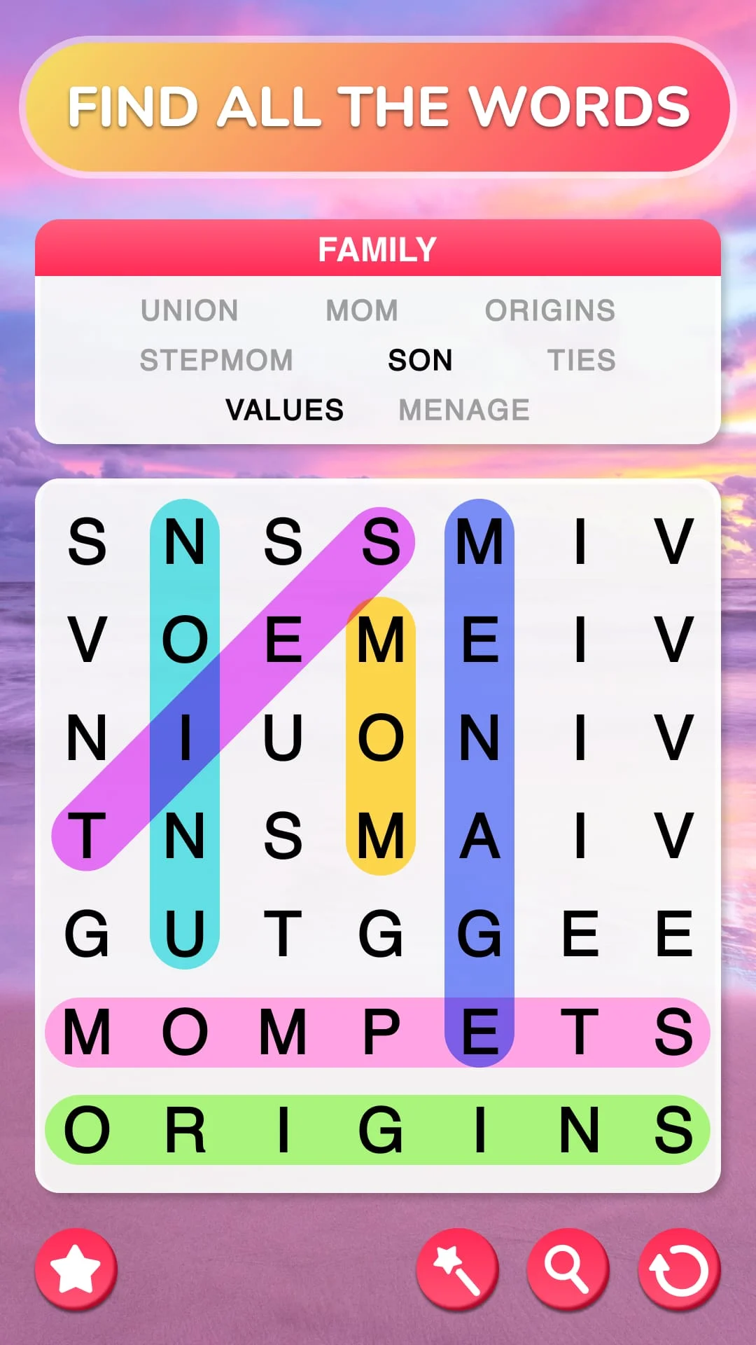 Word Search - Word Puzzle Game Screenshot 1