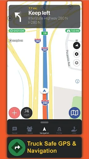 Truck Driver Power - Truck GPS Screenshot 1