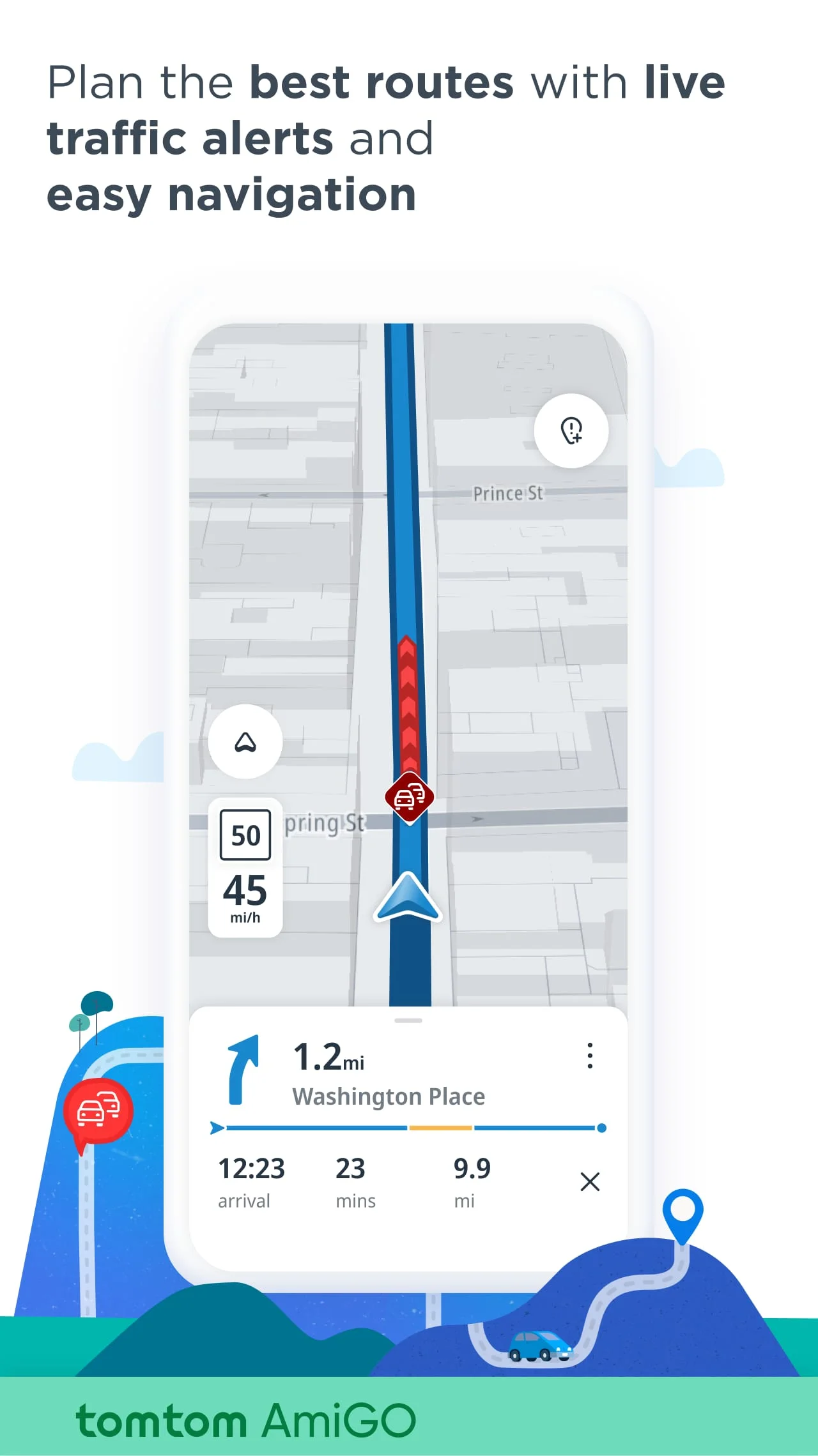 TomTom AmiGO - GPS Navigation Screenshot 1