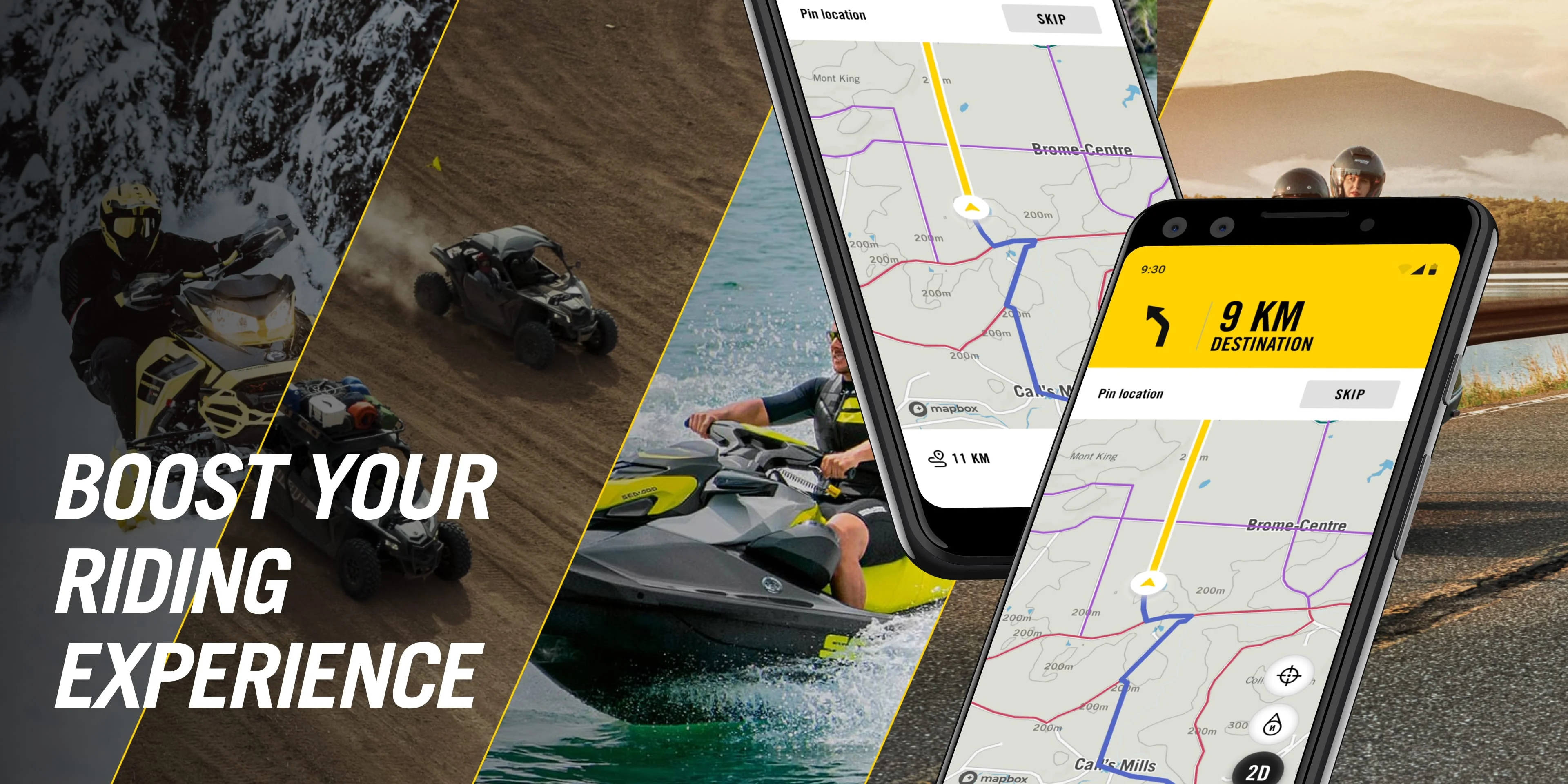BRP GO!: Maps & Navigation Screenshot 1