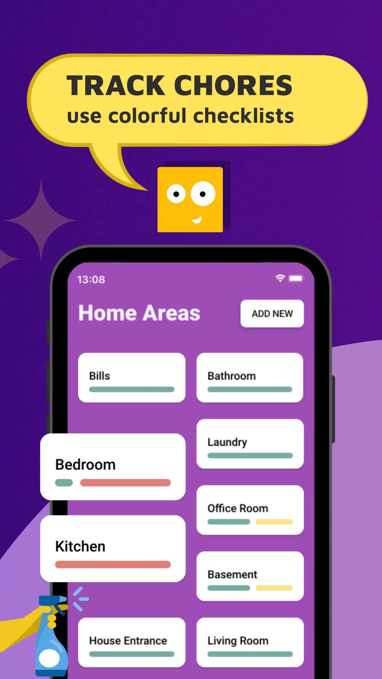 Housy: House Cleaning Schedule Screenshot 1