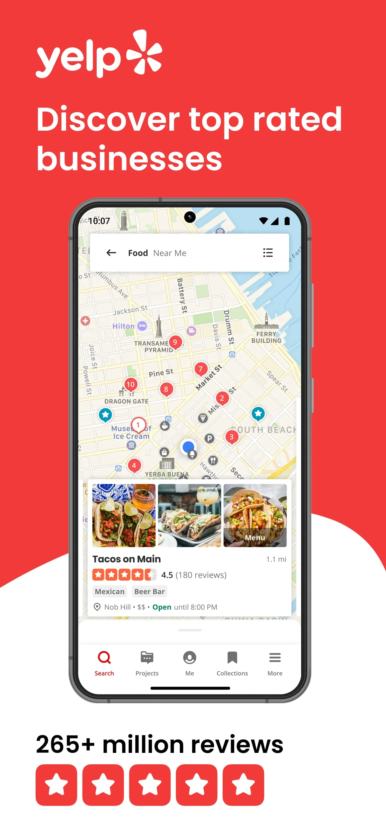 Yelp: Food, Delivery & Reviews Screenshot 1