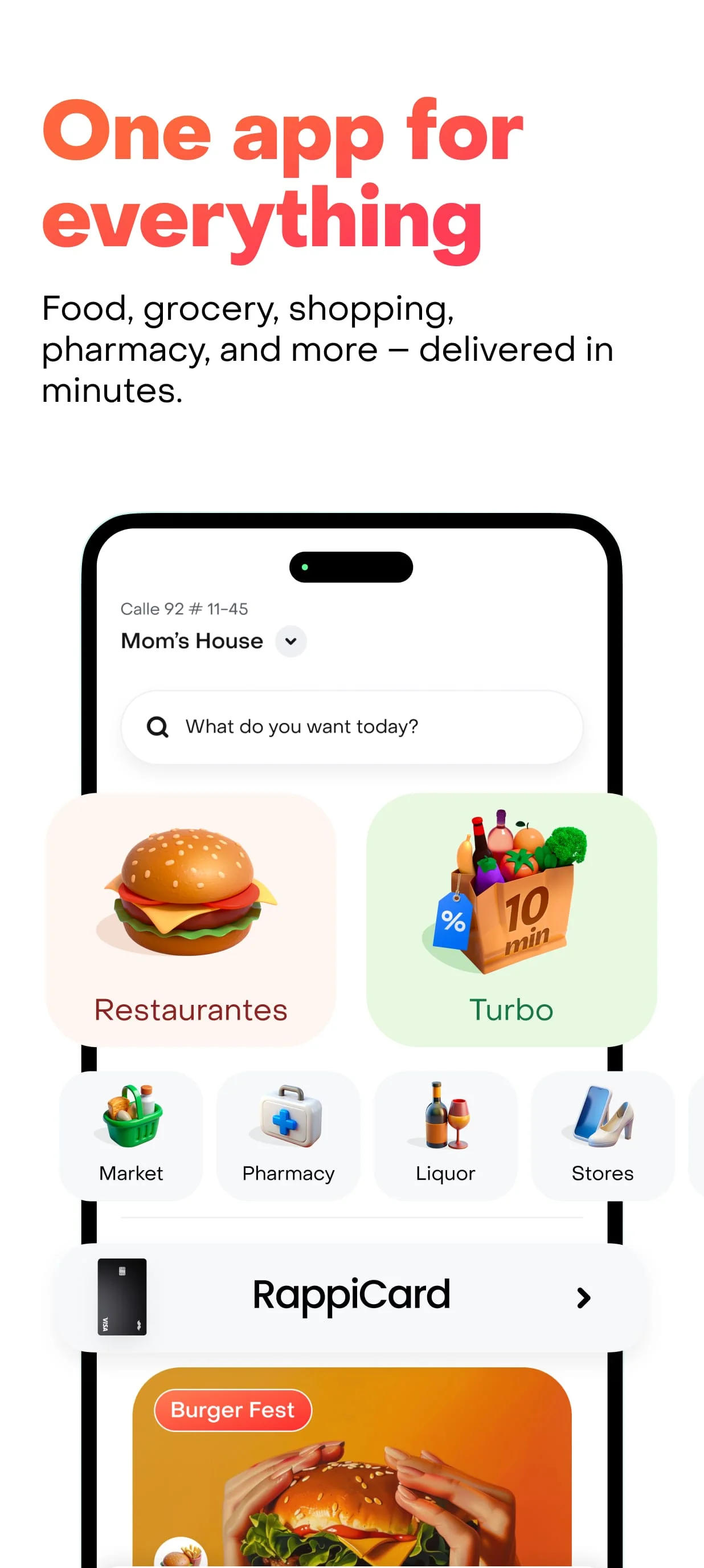 Rappi: Food Delivery, Grocery Screenshot 2