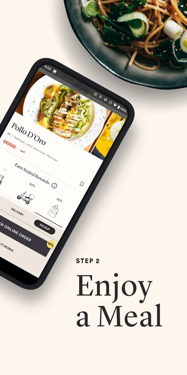 Seated-Reservations & Rewards Screenshot 3