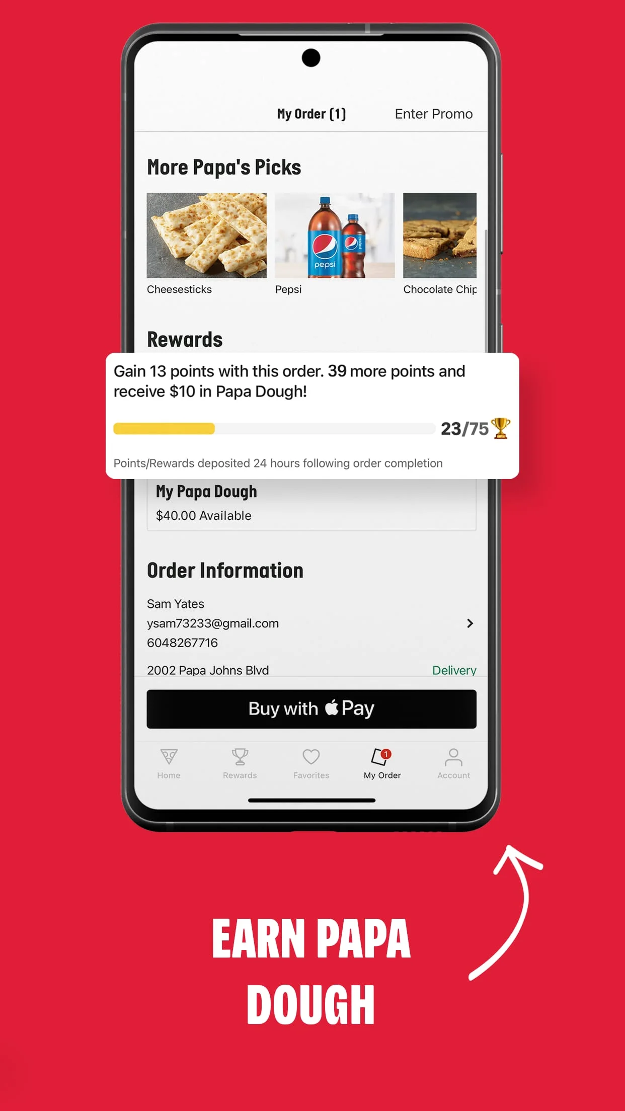 Papa Johns Pizza & Delivery Screenshot 2