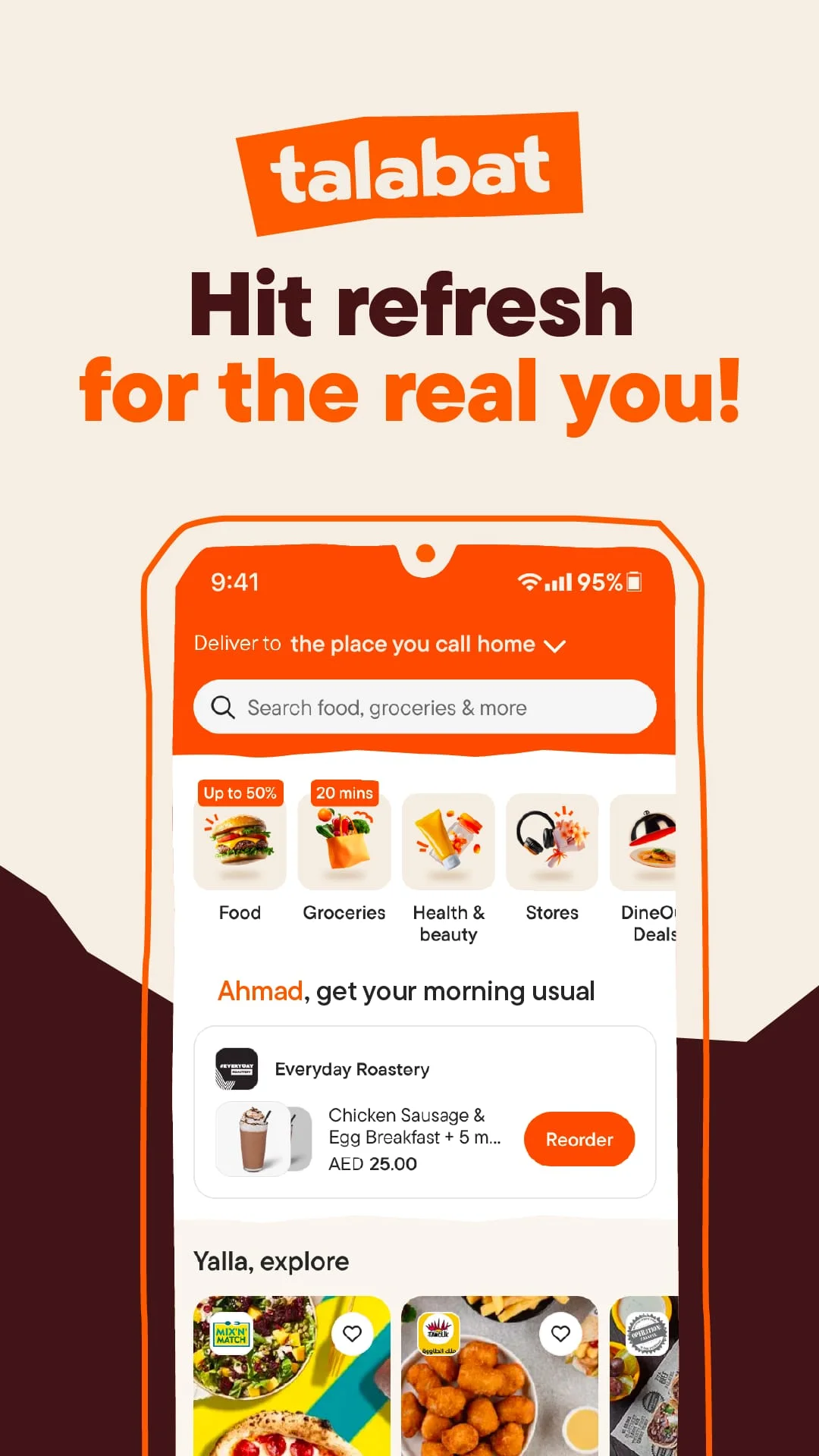 talabat: Food, grocery & more Screenshot 1