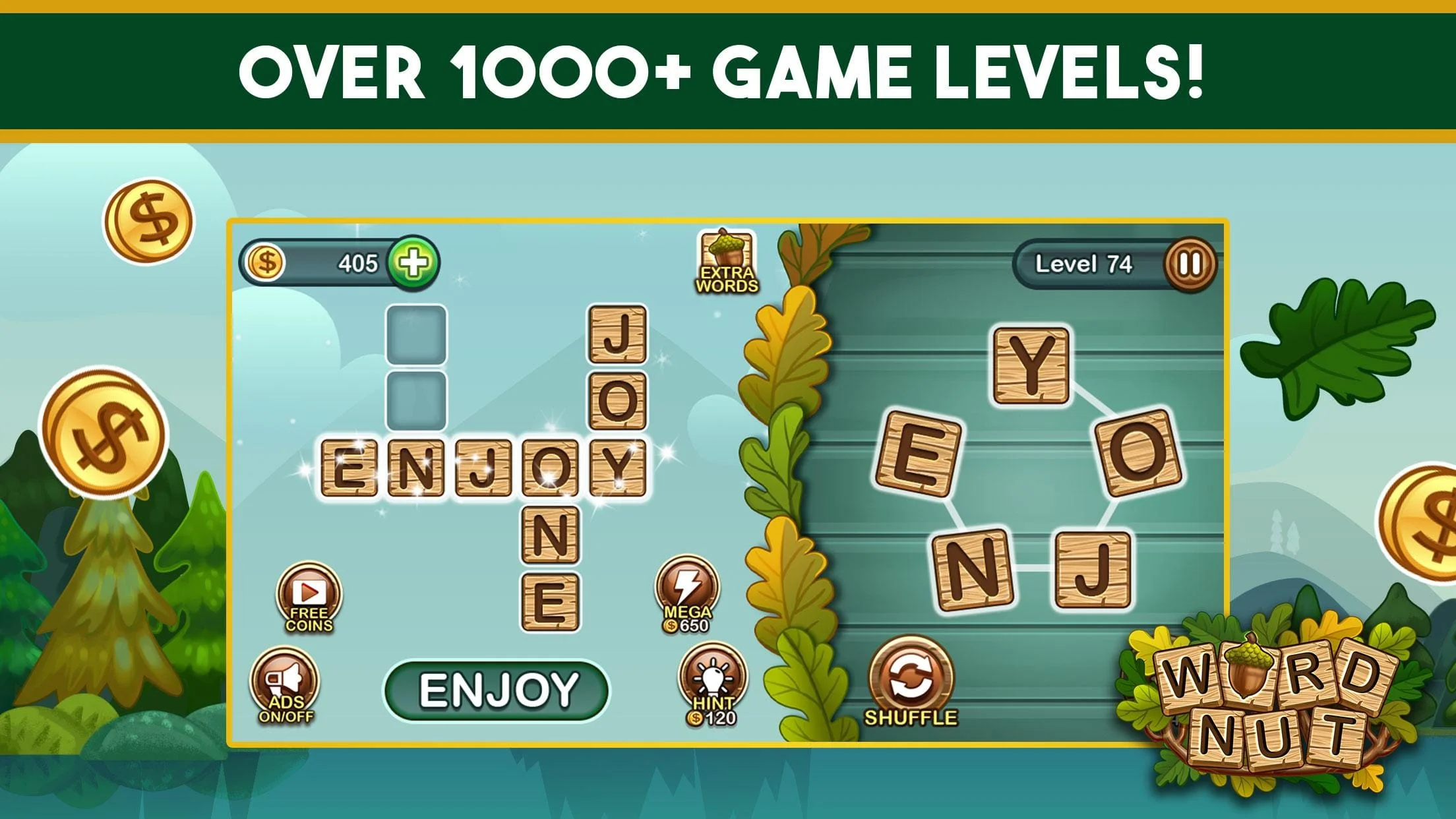 Word Nut - Word Puzzle Games Screenshot 1