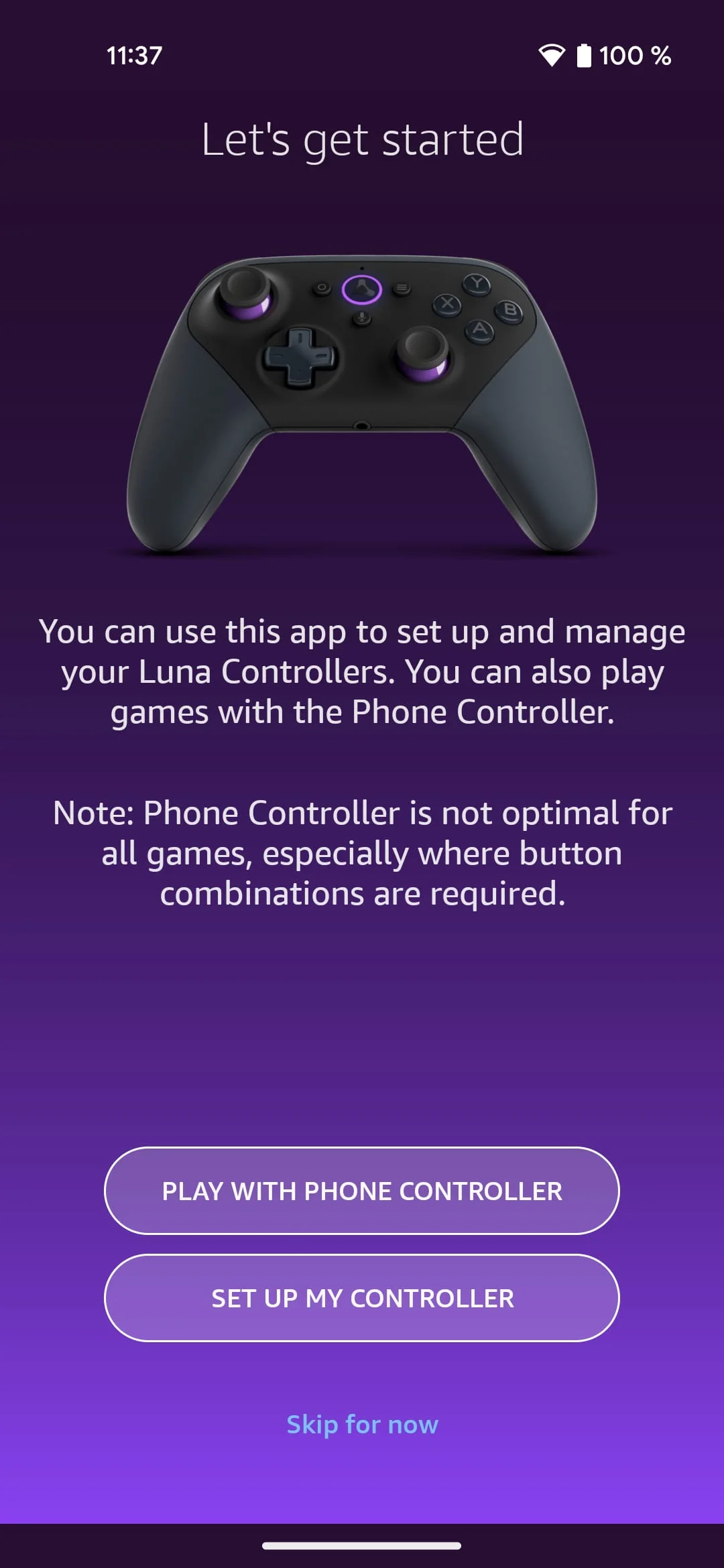 Luna Controller Screenshot 2