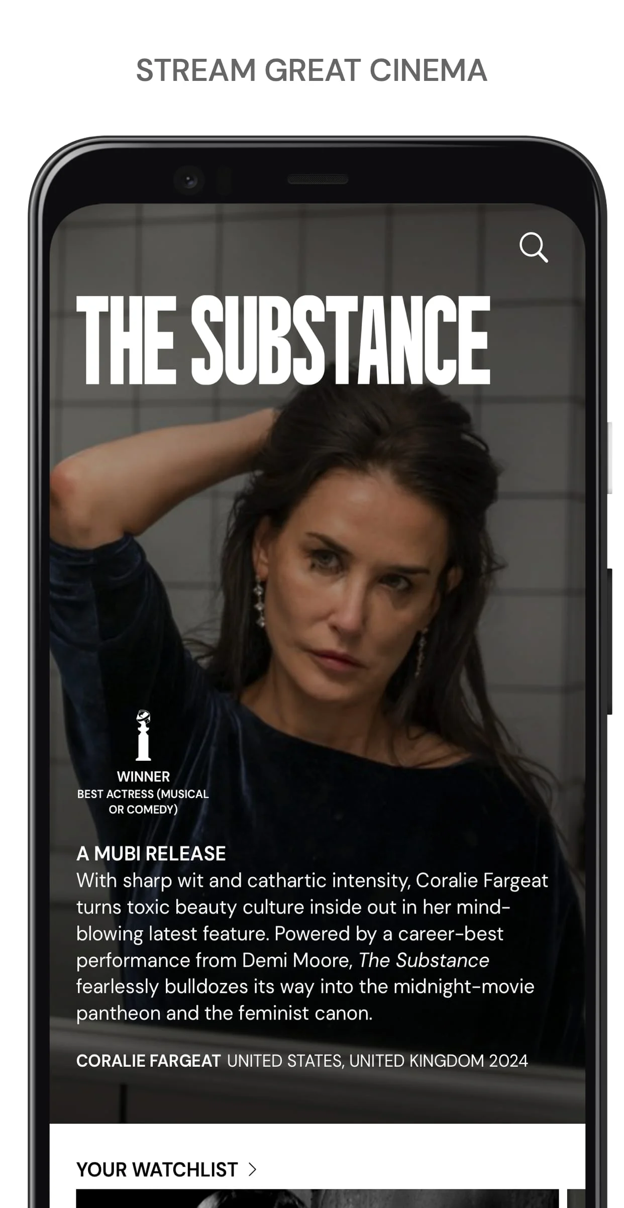 MUBI: Curated Cinema Screenshot 1