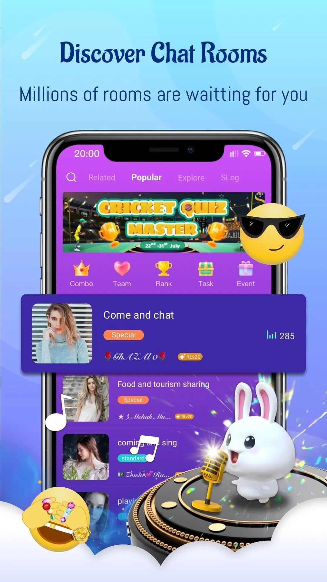 OyeTalk - Live Voice Chat Room Screenshot 3