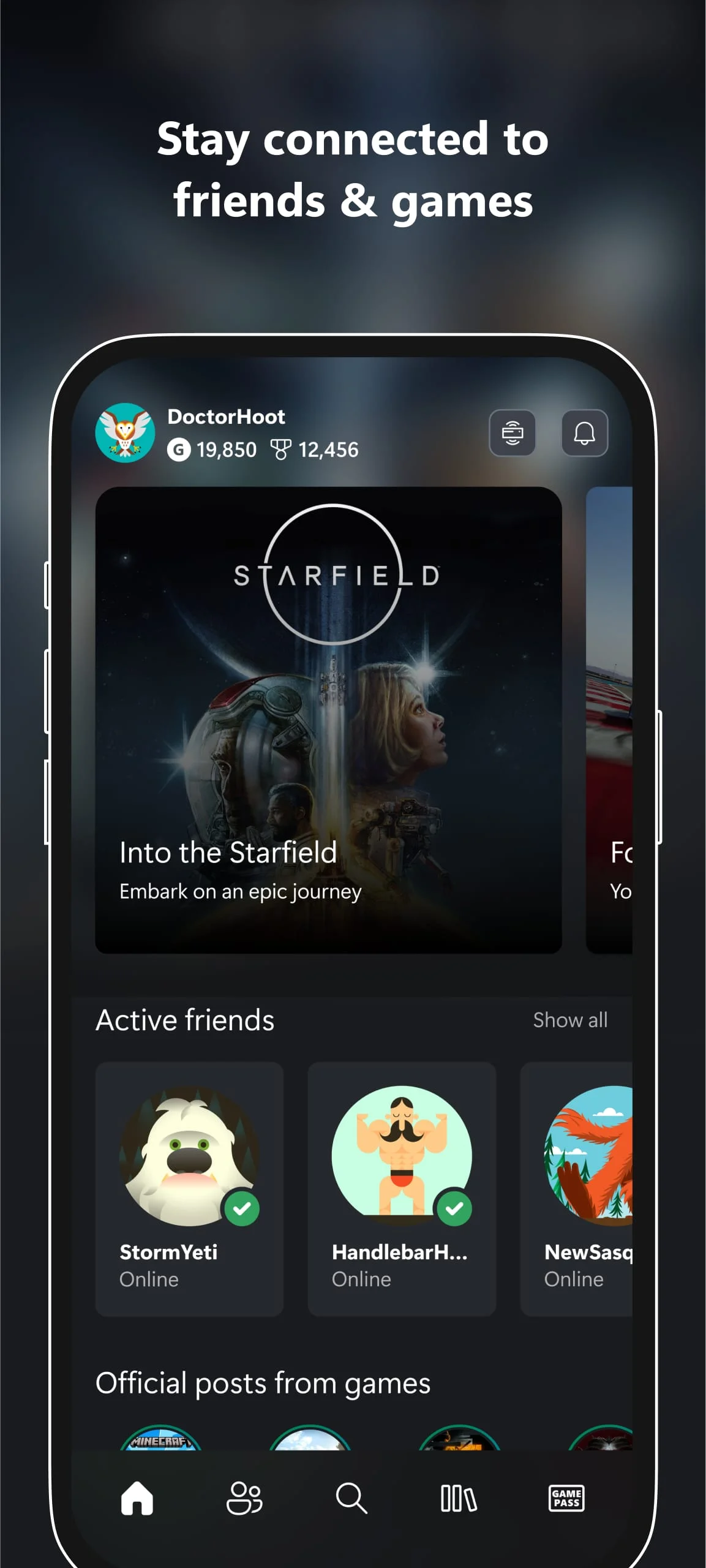 Xbox beta Screenshot 1