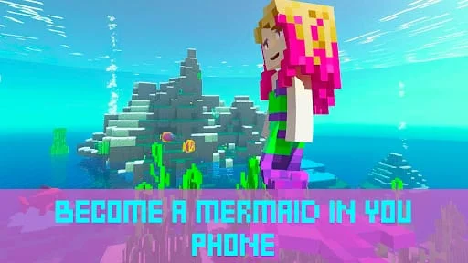 Mermaid for Minecraft PE MOD Screenshot 2