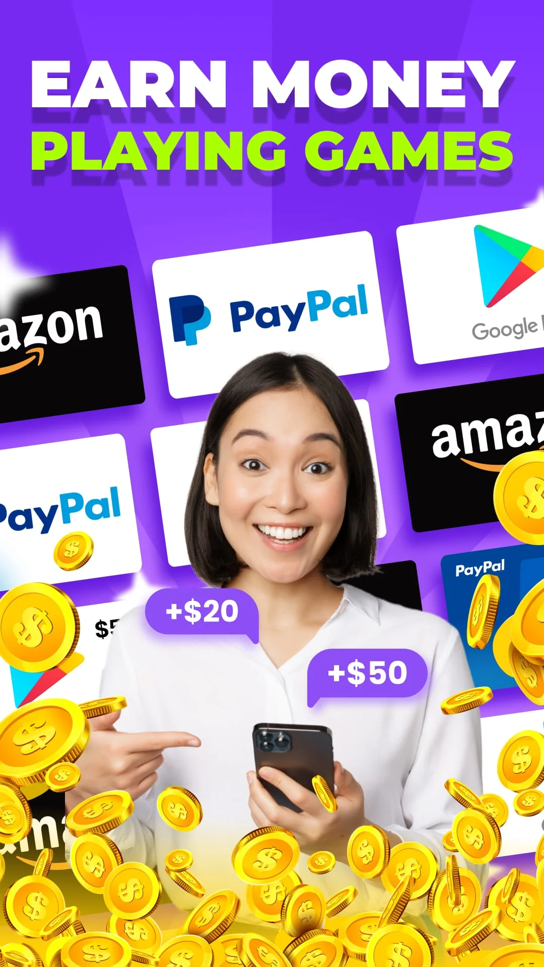 PLAYTIME - Earn Money Playing Screenshot 1