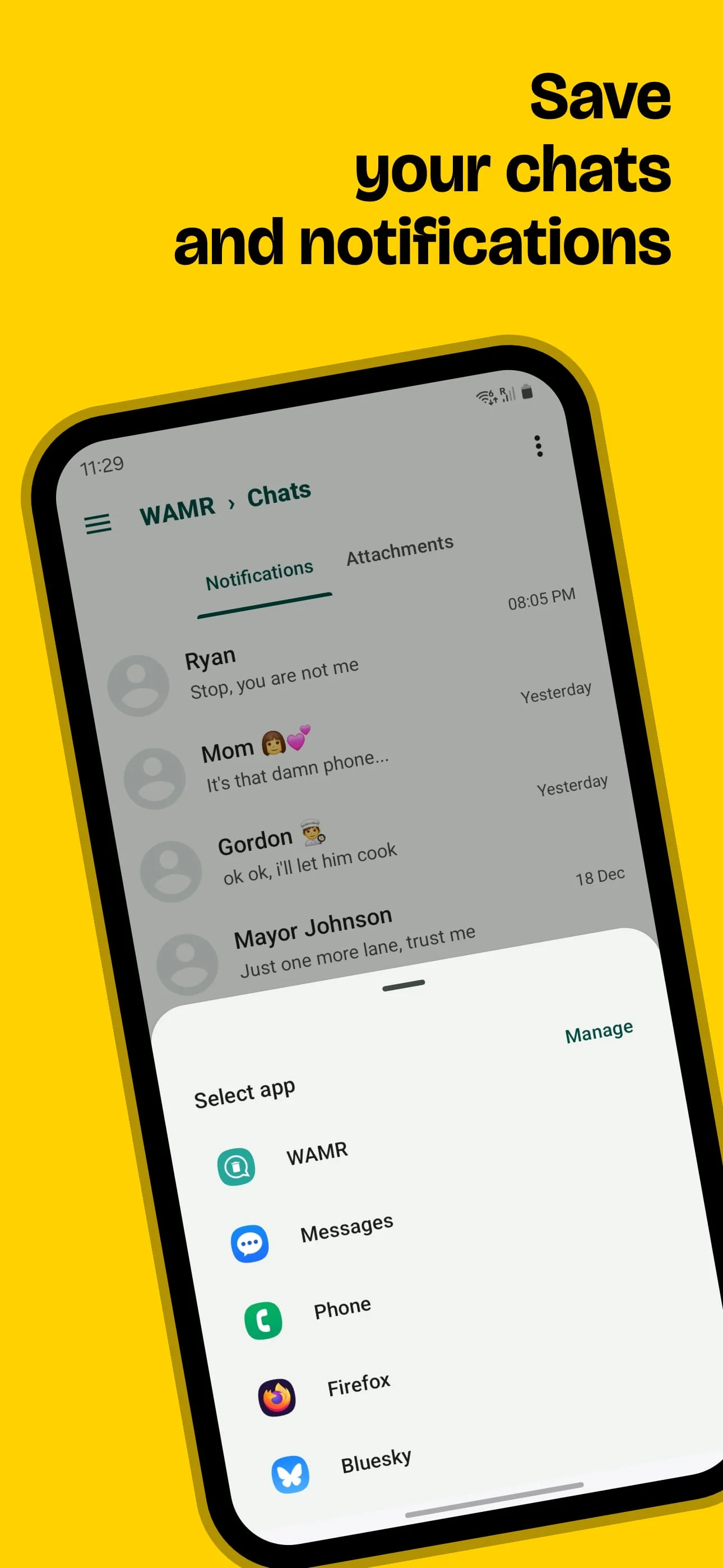 WAMR: Undelete messages! Screenshot 2