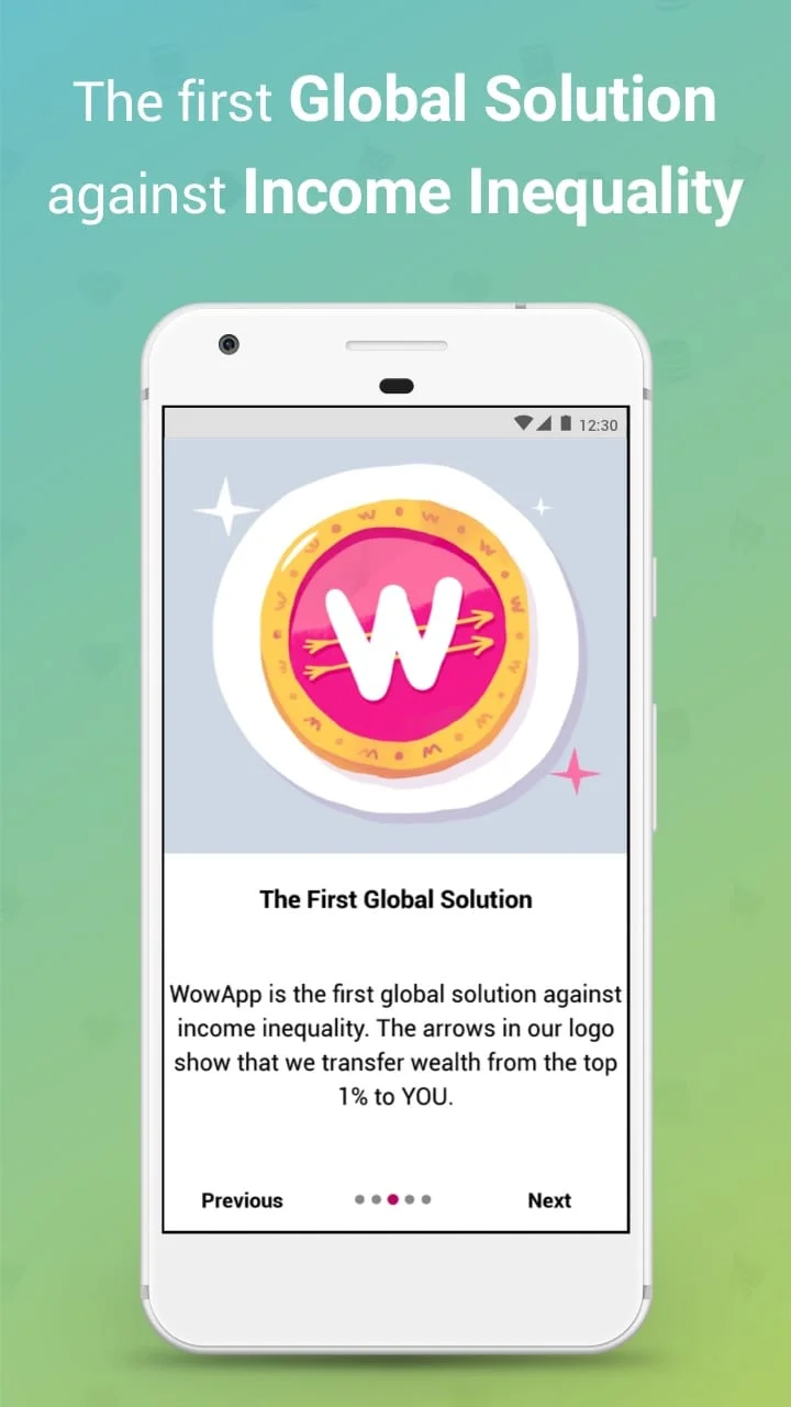 WowApp - Earn. Share. Do Good Screenshot 1