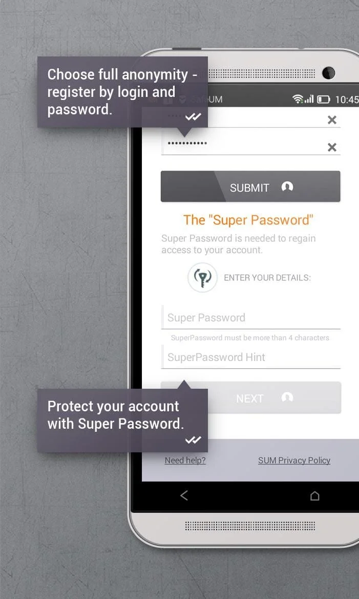 Secure messenger SafeUM Screenshot 3