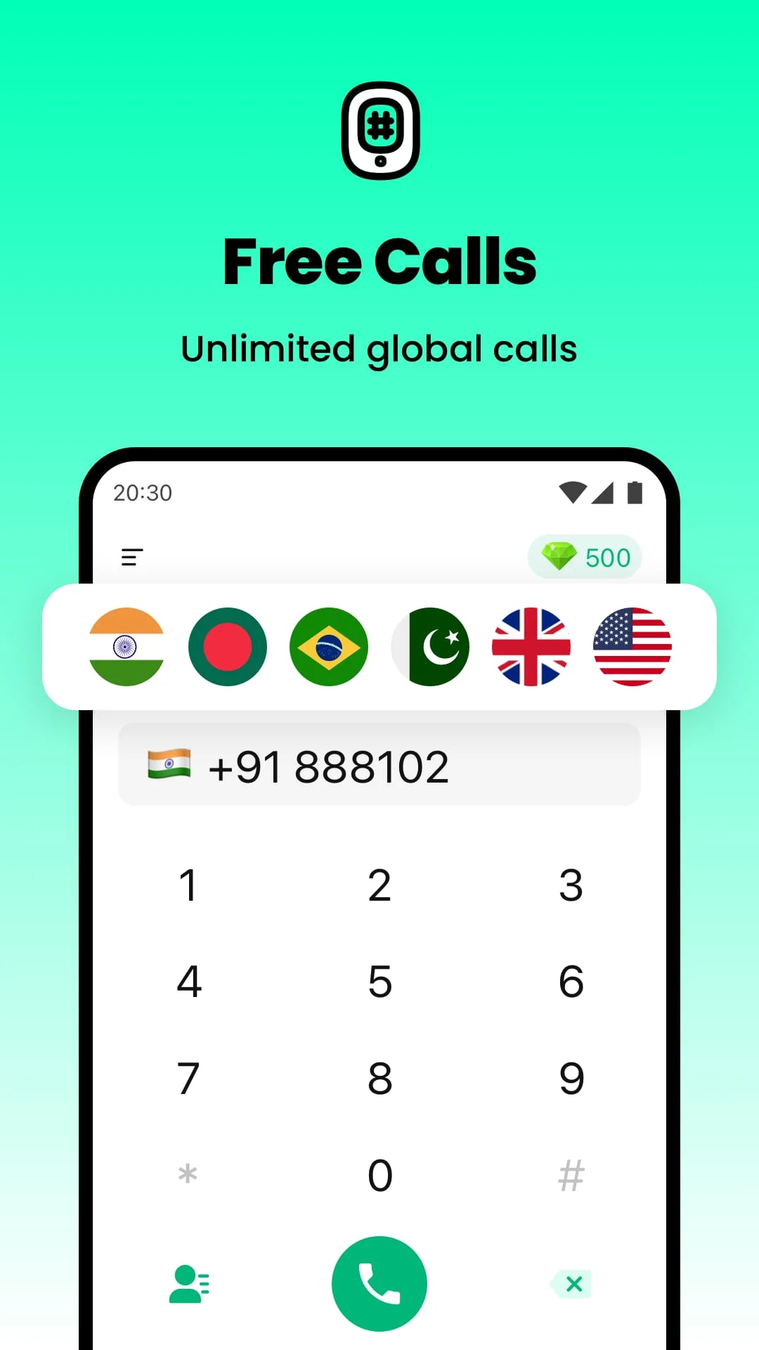 Ring Phone Calls - JusCall Screenshot 2