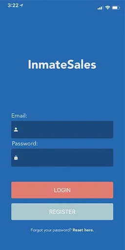 InmateSales View Screenshot 1