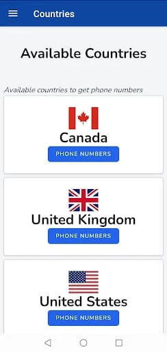 SMS Receive, Temp Phone Number Screenshot 3