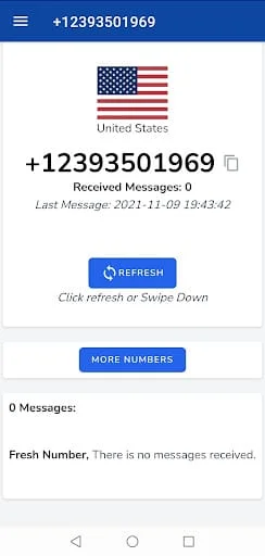 SMS Receive, Temp Phone Number Screenshot 4